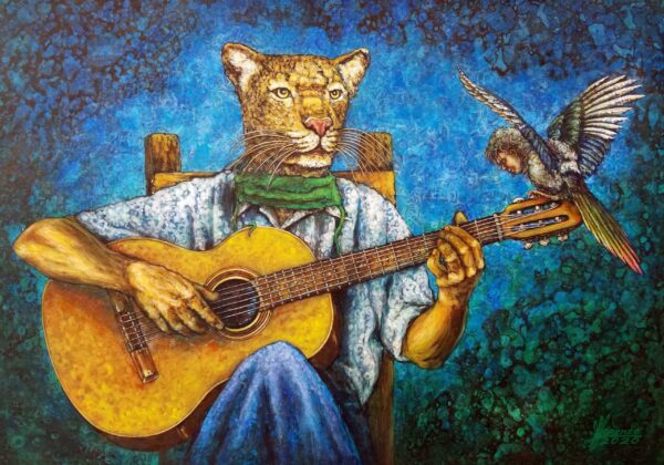 Eins ist mit Gitarre