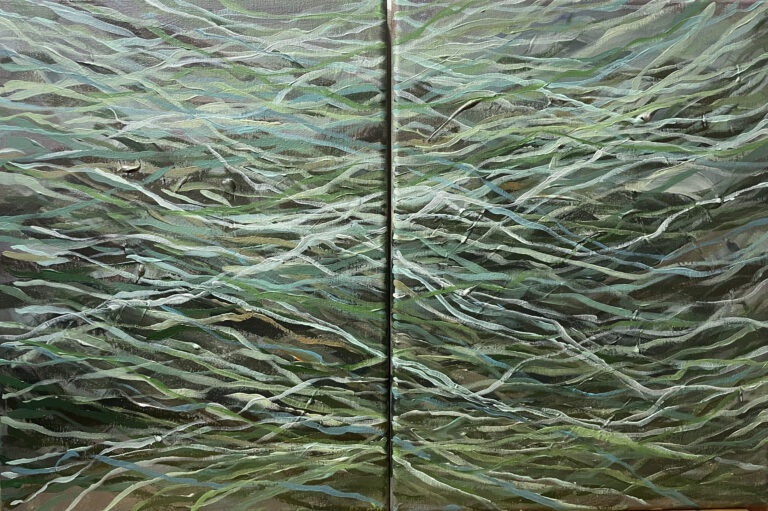 Nameless waters I (Diptych) by Evelyn Aguilar Sánchez