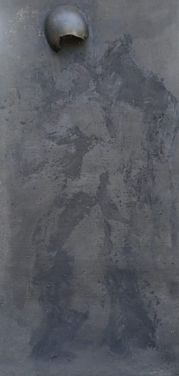 Head and shadow (self-portrait)
