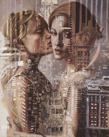 The Face of the Angel of the Virgin of the Rocks.